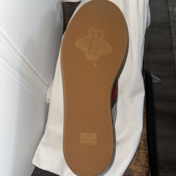 GUCCI Screener Sneakers Grey Size 9 - Picture 4 of 10